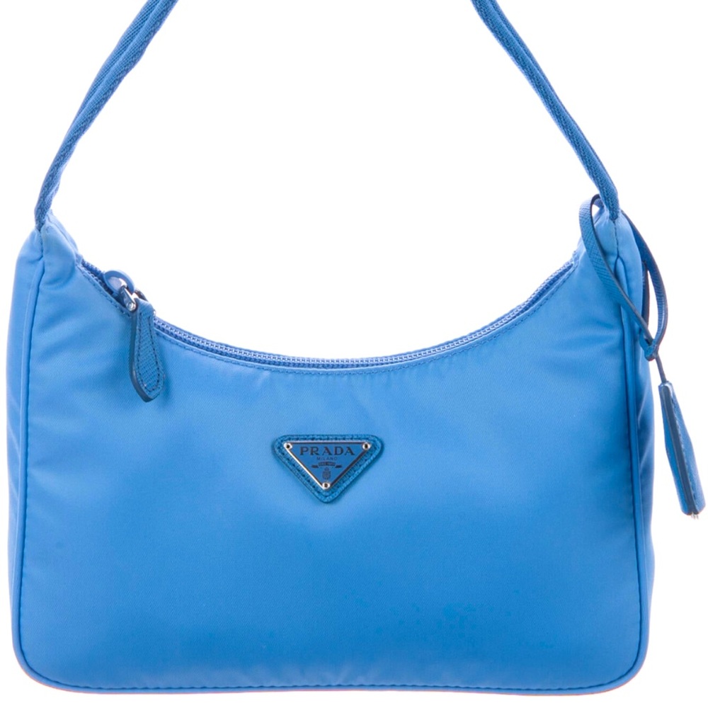 Blue Prada Mini Bag